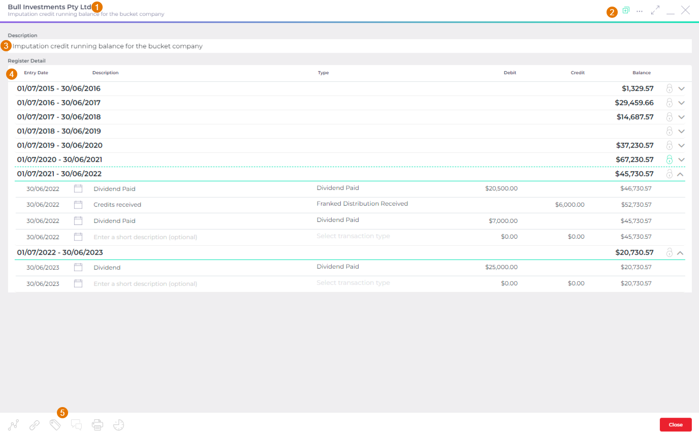 Franking Account Register – AccountKit Support Center