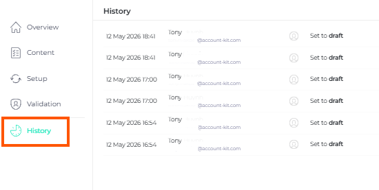 History section